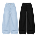 Pack of 2 Wide-leg Jeans