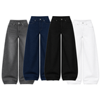 Pack of 4 Wide-leg Jeans