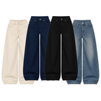 Pack of 4 Wide-leg Jeans