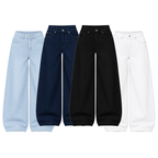 Pack of 4 Wide-leg Jeans