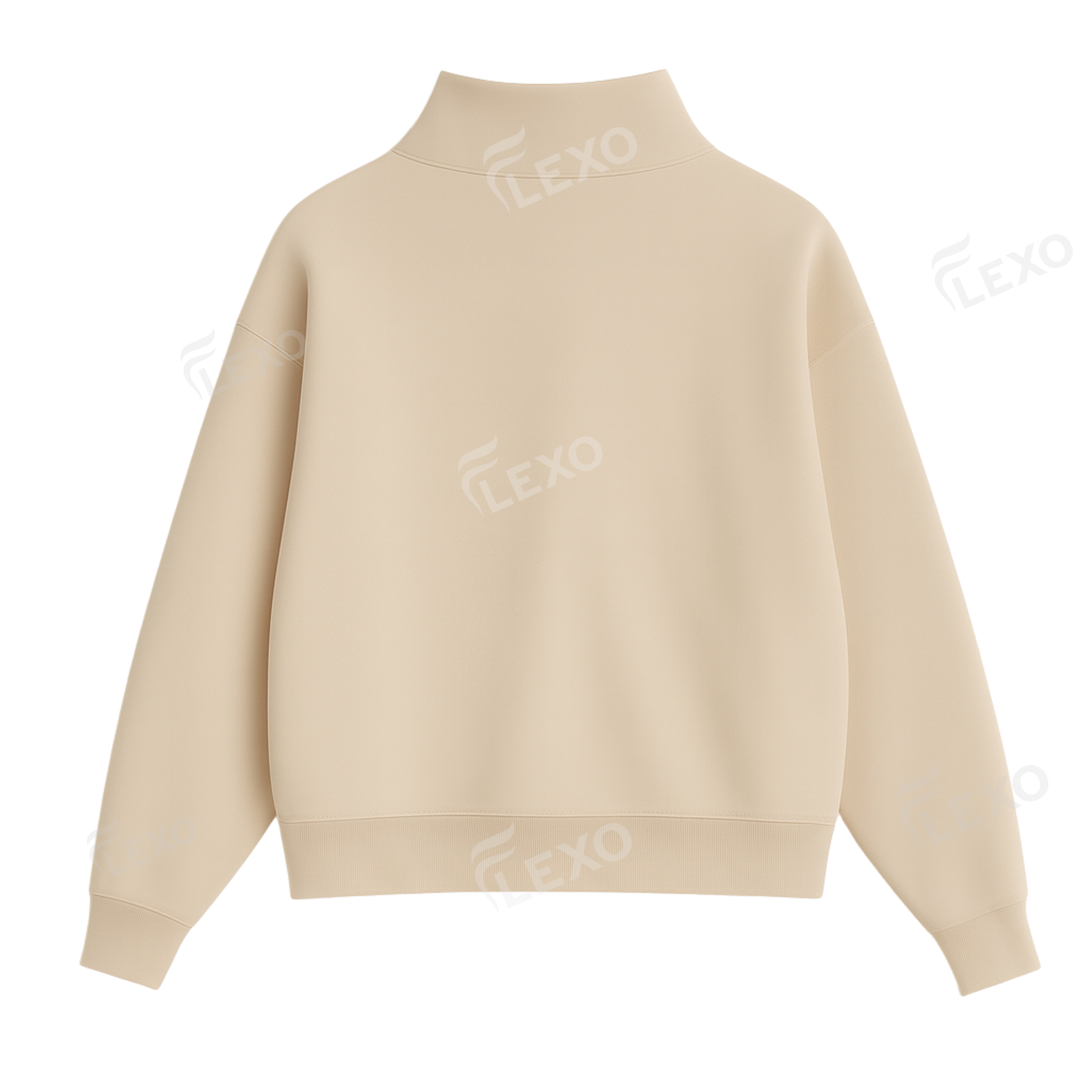 Oversize Drop Shoulder Mockneck Secondary image