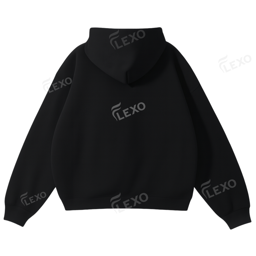 Oversize Drop Shoulder Zipper