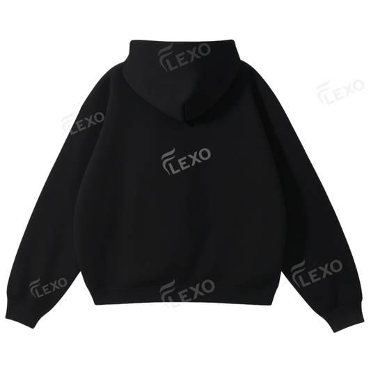 Oversize Drop Shoulder Zipper