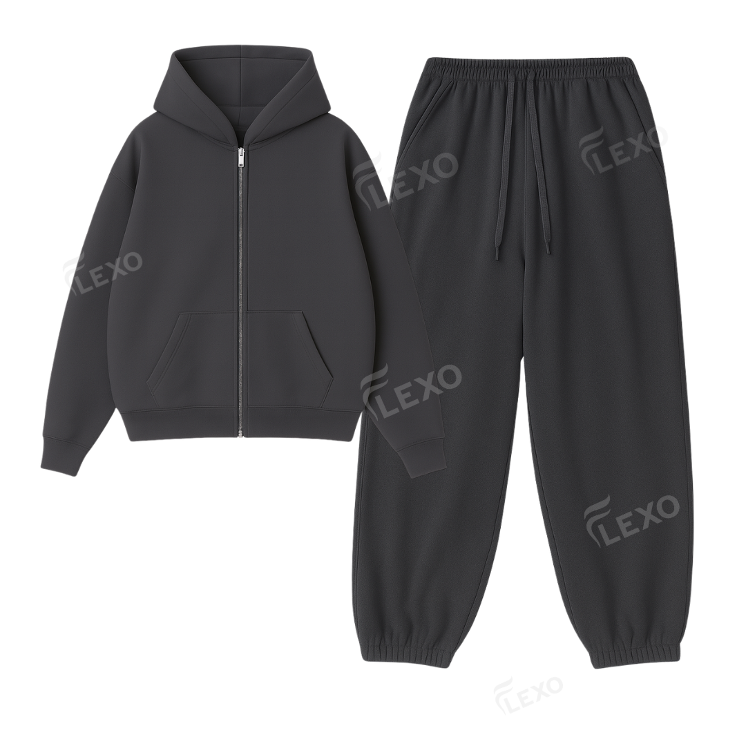 Oversized Sweatpant With Oversized Zipper Main image