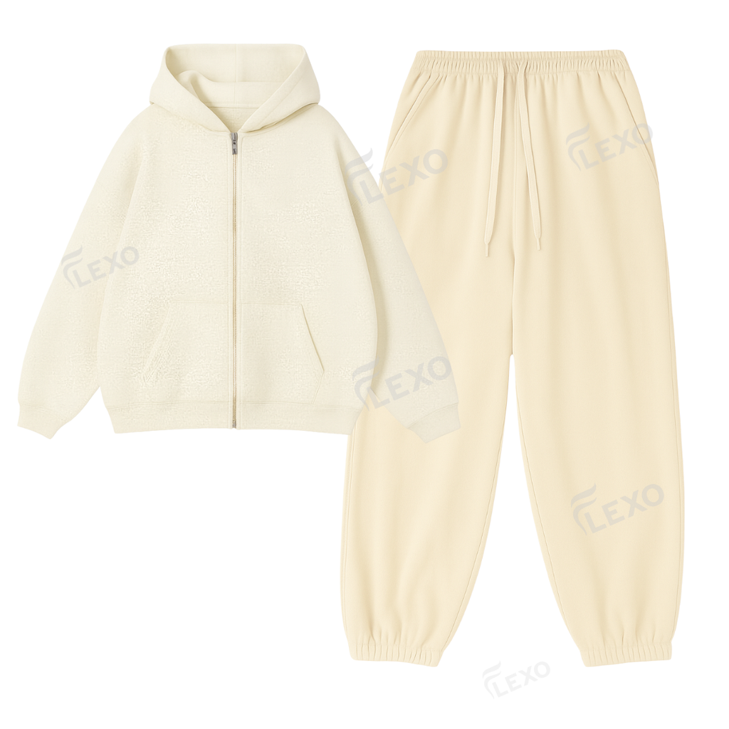 Oversized Sweatpant With Oversized Zipper