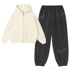 Oversized Sweatpant With Oversized Zipper