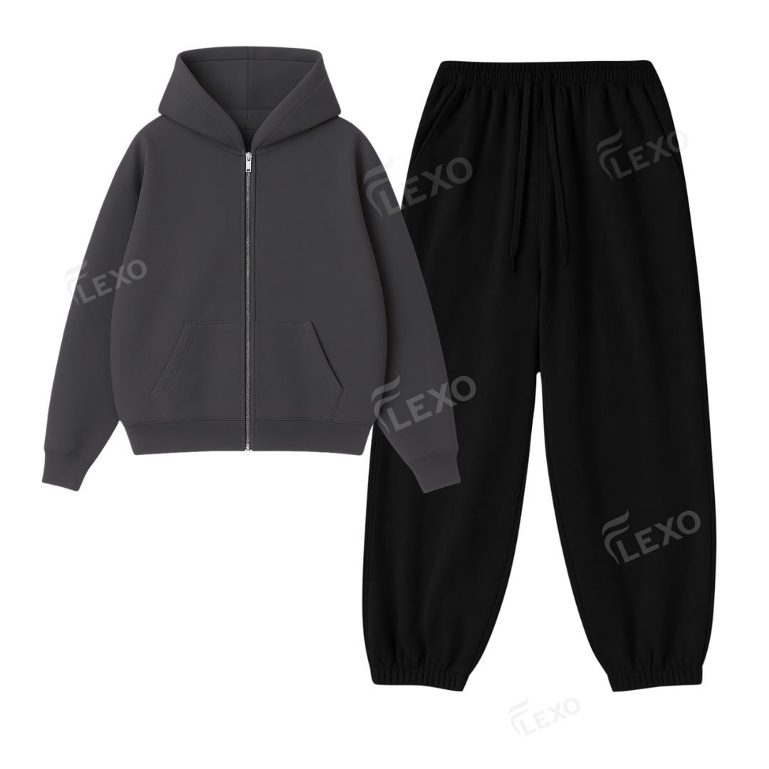 Oversized Sweatpant With Oversized Zipper Secondary image