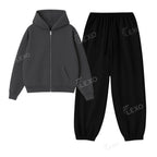 Oversized Sweatpant With Oversized Zipper