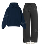Straight Leg Trouser With Oversized Hoodie