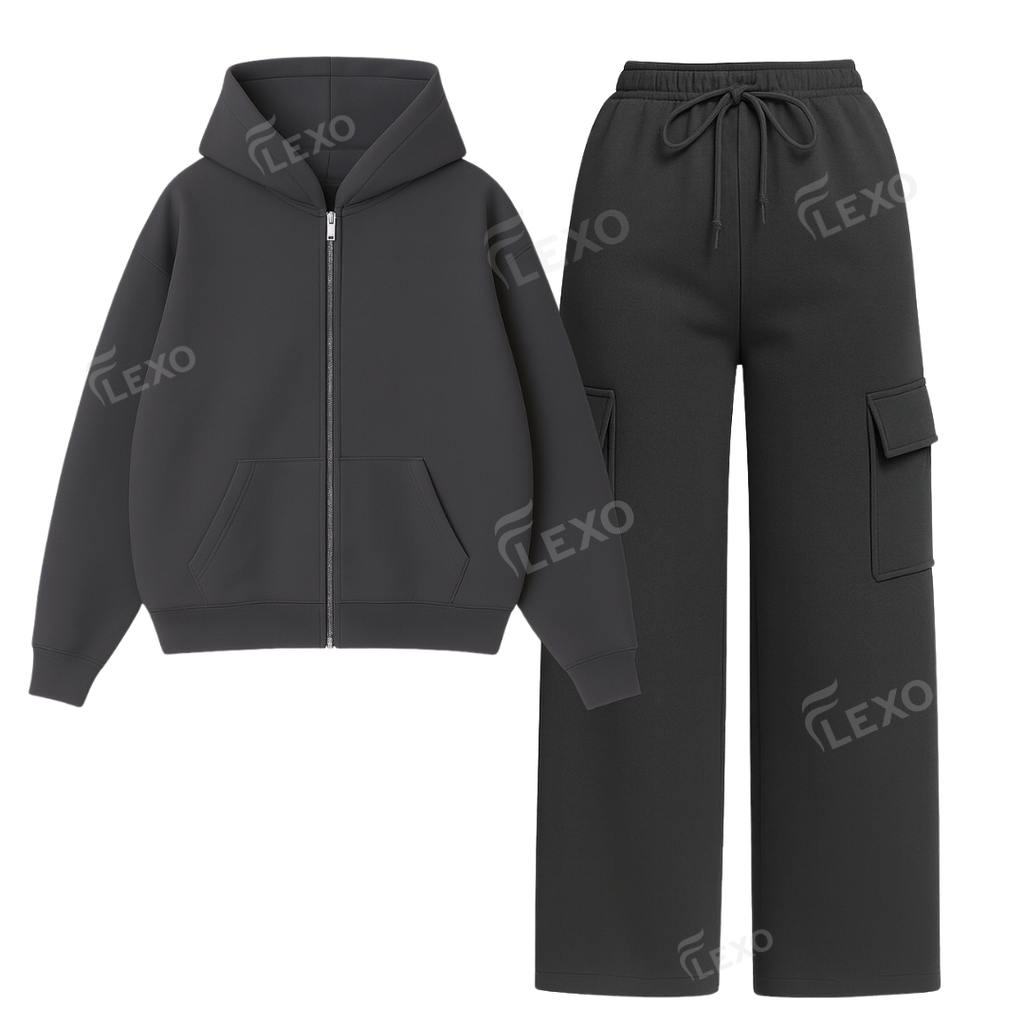 Straight Leg Cargo With Oversized Zipper