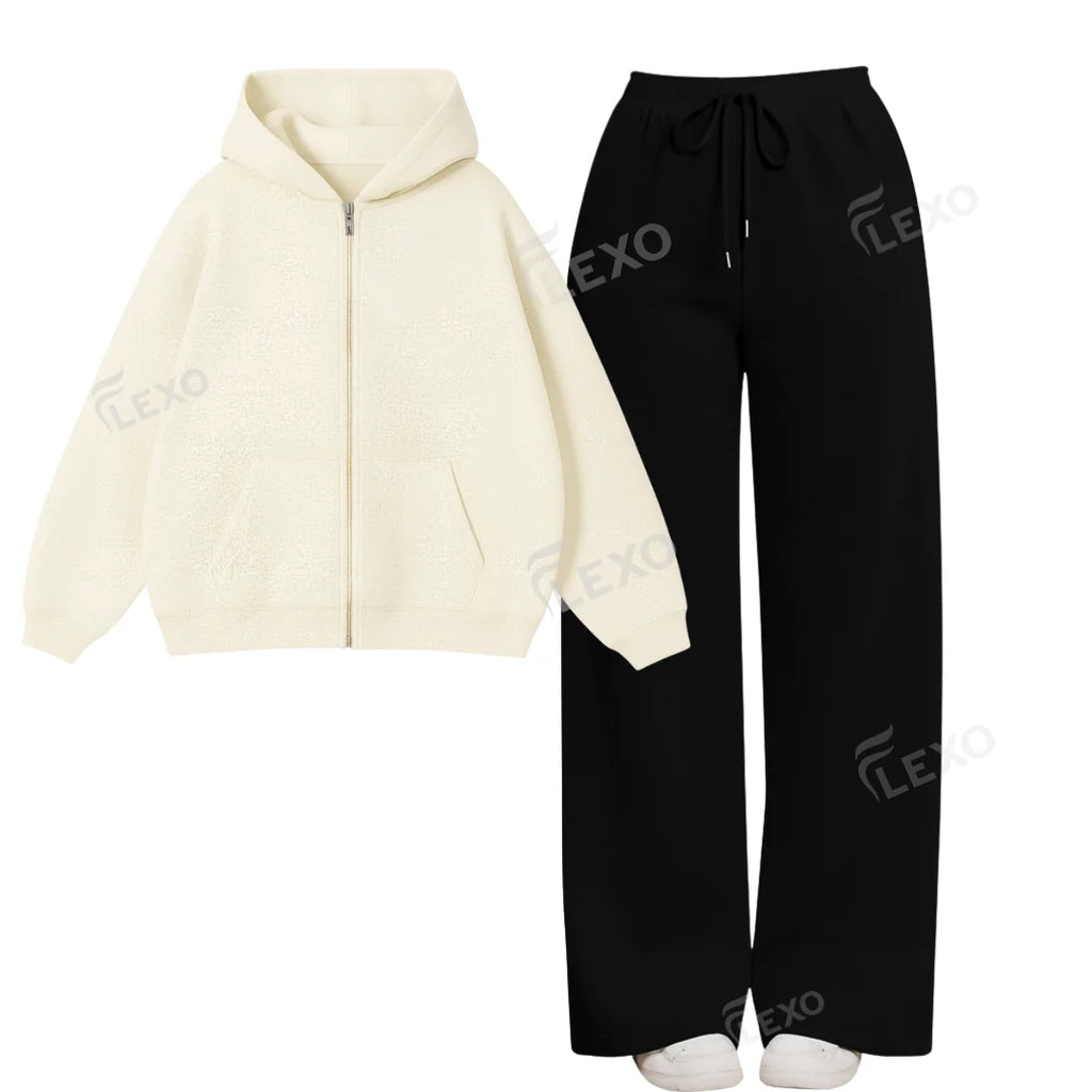 Straight Leg Trouser With Oversized Zipper