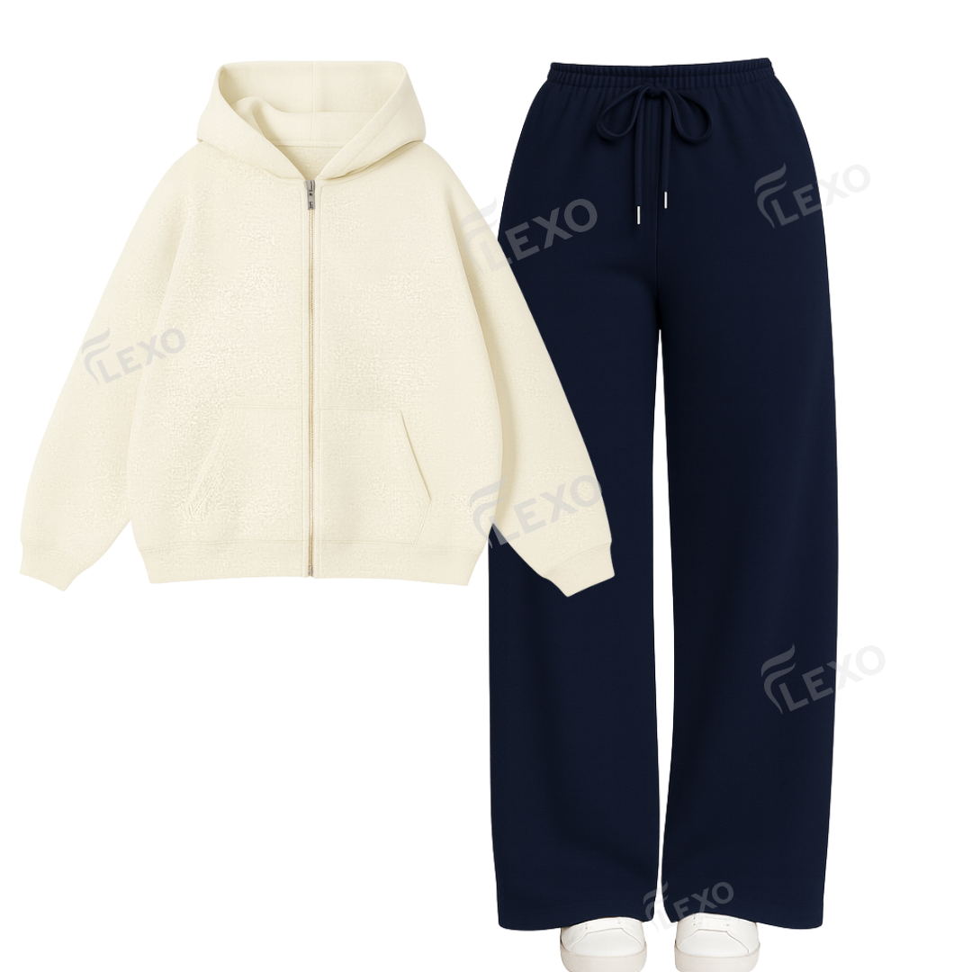 Straight Leg Trouser With Oversized Zipper