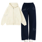 Straight Leg Trouser With Oversized Zipper