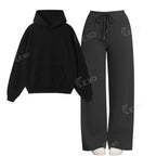 Straight Leg Trouser With Oversized Hoodie