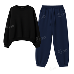 Oversized Sweatpant With Oversized Sweatshirt