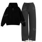 Straight Leg Trouser With Oversized Zipper
