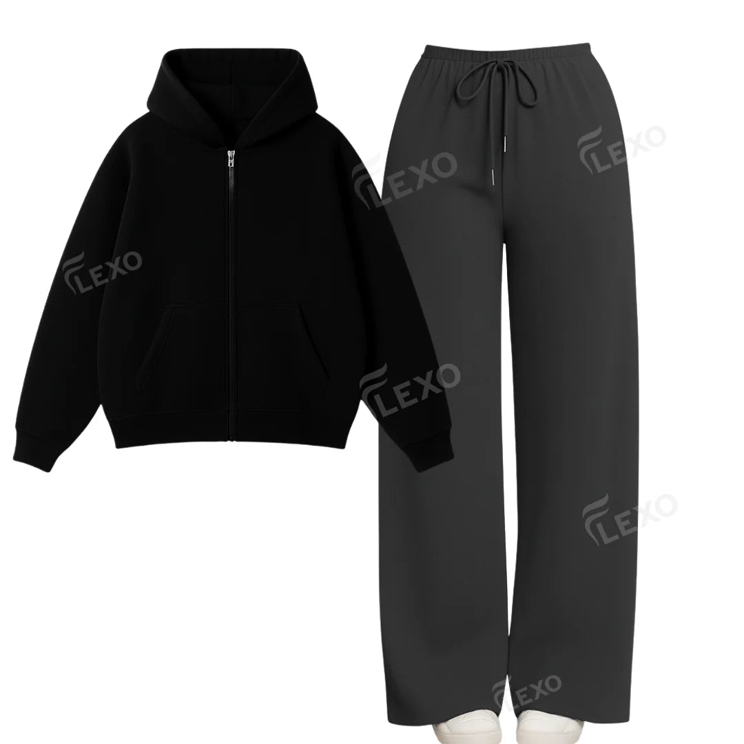 Straight Leg Trouser With Oversized Zipper