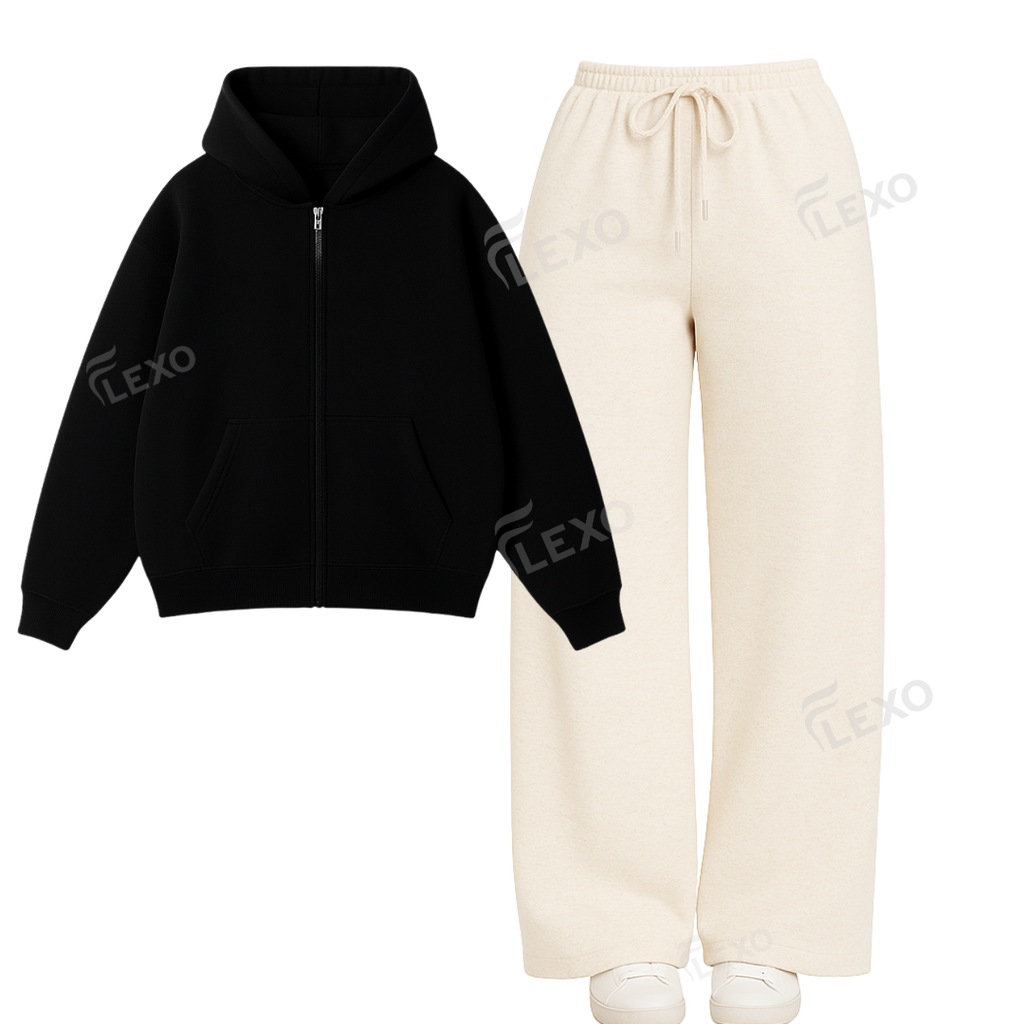 Straight Leg Trouser With Oversized Zipper