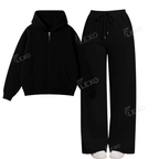 Straight Leg Trouser With Oversized Zipper