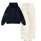 Straight Leg Trouser With Oversized Zipper