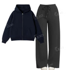 Straight Leg Trouser With Oversized Zipper
