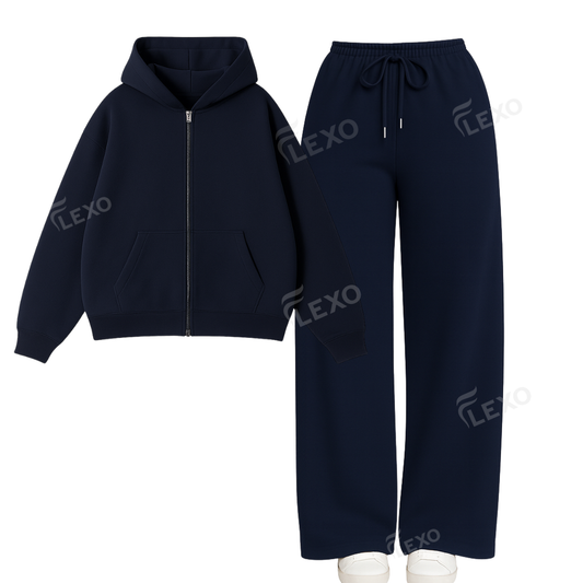 Straight Leg Trouser With Oversized Zipper