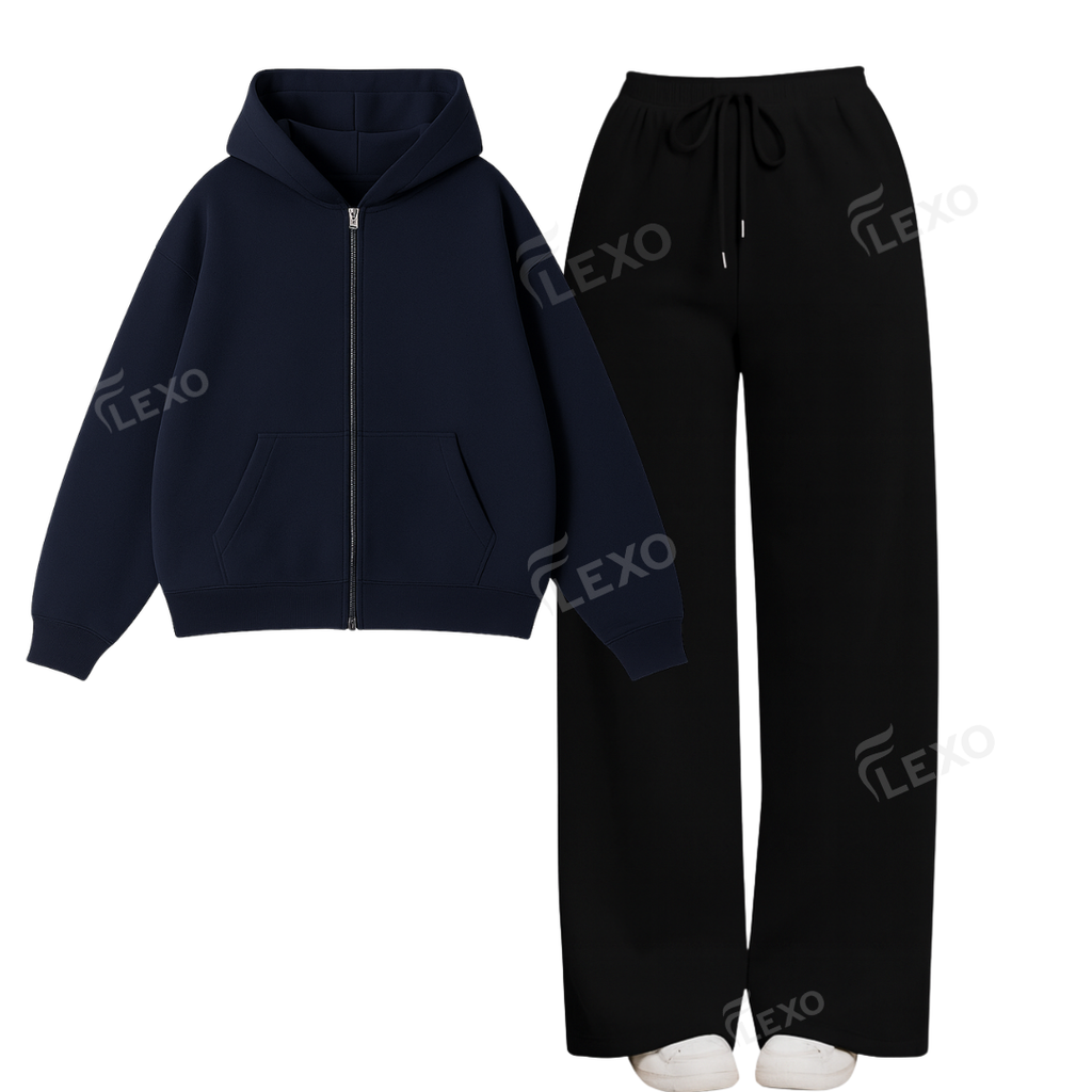 Straight Leg Trouser With Oversized Zipper