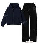 Straight Leg Trouser With Oversized Zipper
