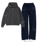 Straight Leg Trouser With Oversized Zipper