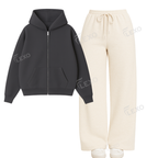 Straight Leg Trouser With Oversized Zipper