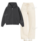Straight Leg Trouser With Oversized Zipper