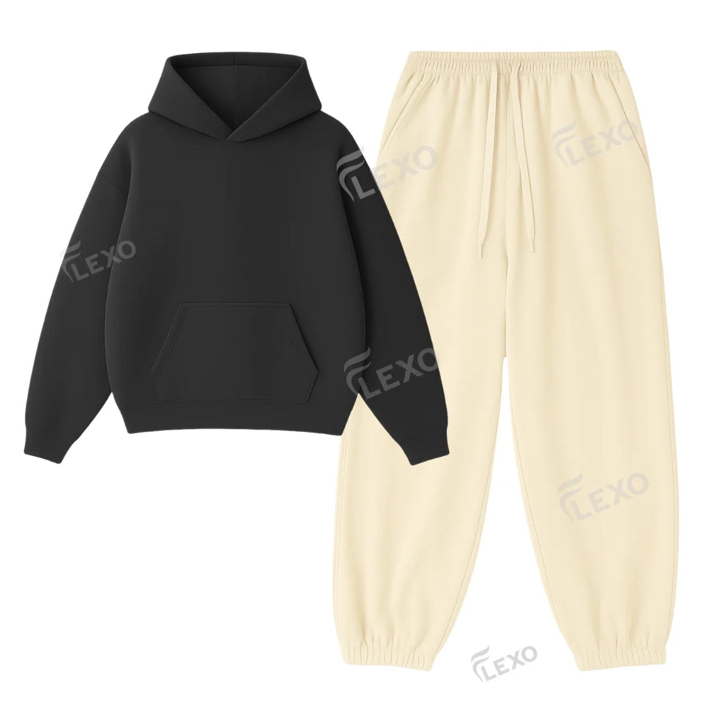 Oversized Sweatpant With Oversized Hoodie