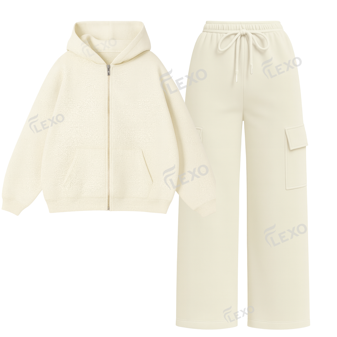 Straight Leg Cargo With Oversized Zipper