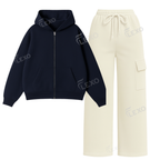 Straight Leg Cargo With Oversized Zipper