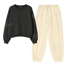 Oversized Sweatpant With Oversized Sweatshirt