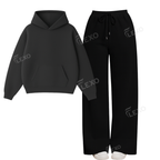 Straight Leg Trouser With Oversized Hoodie