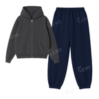 Oversized Sweatpant With Oversized Zipper