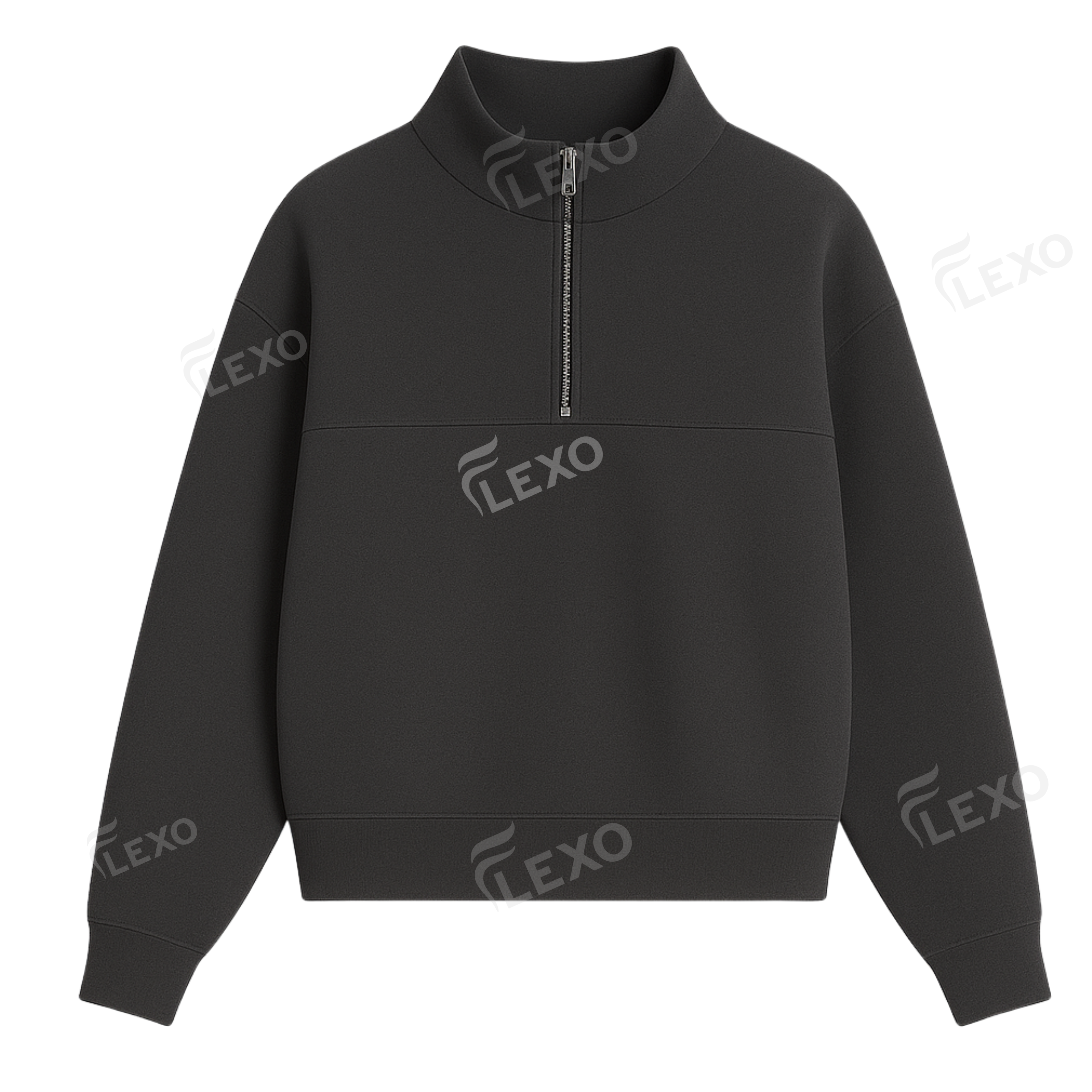 Oversize Drop Shoulder Mockneck Main image