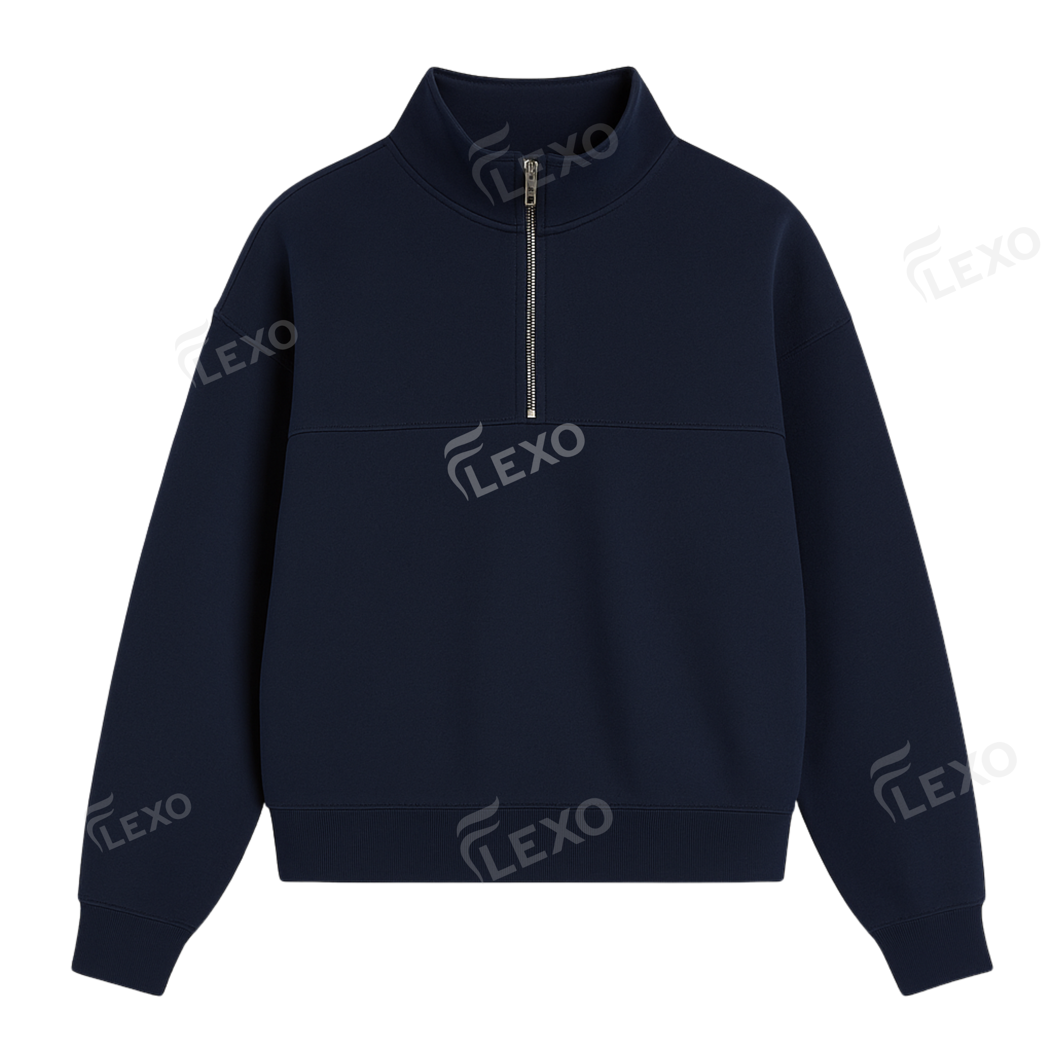 Oversize Drop Shoulder Mockneck Main image