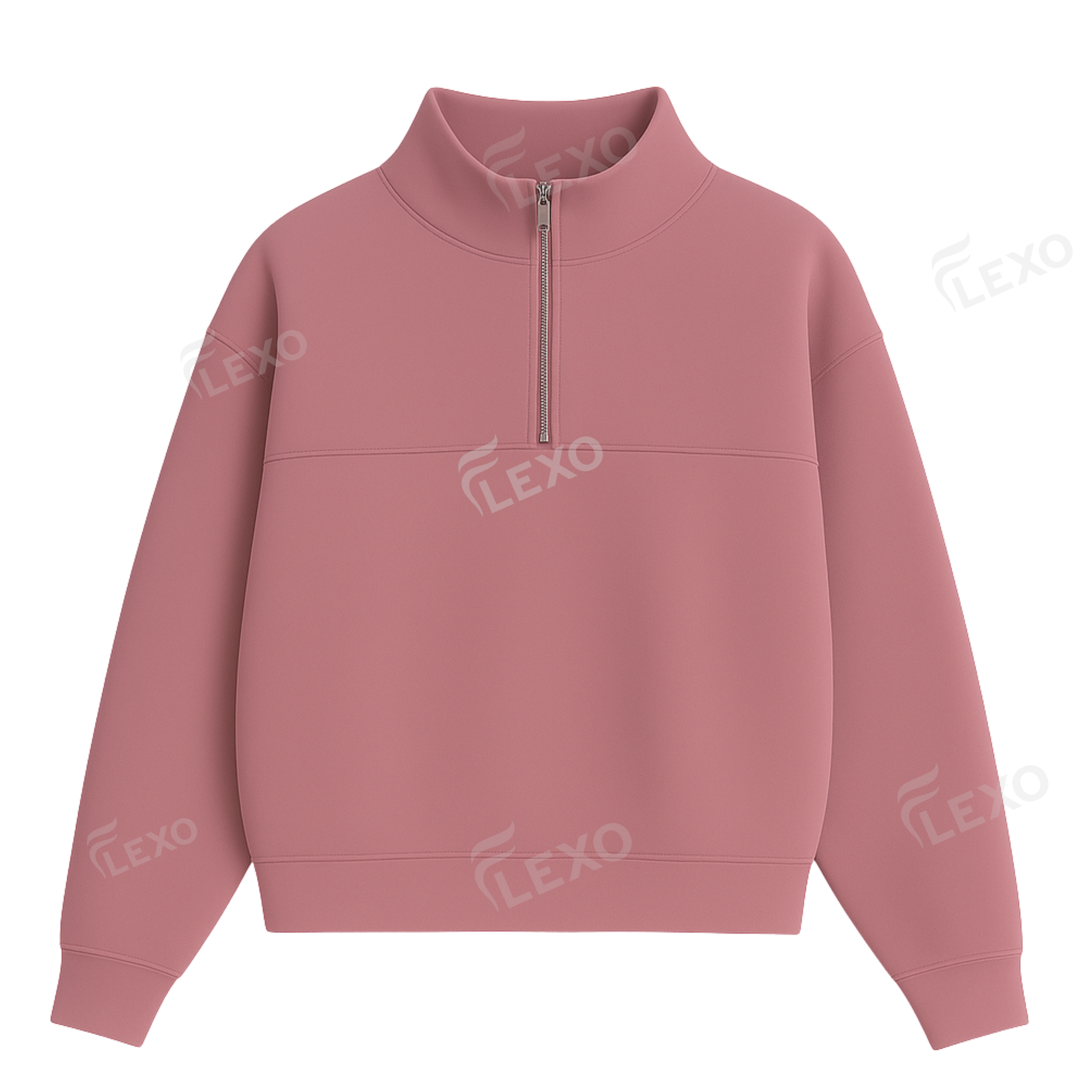 Oversize Drop Shoulder Mockneck Main image