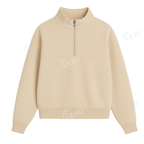 Oversize Drop Shoulder Mockneck