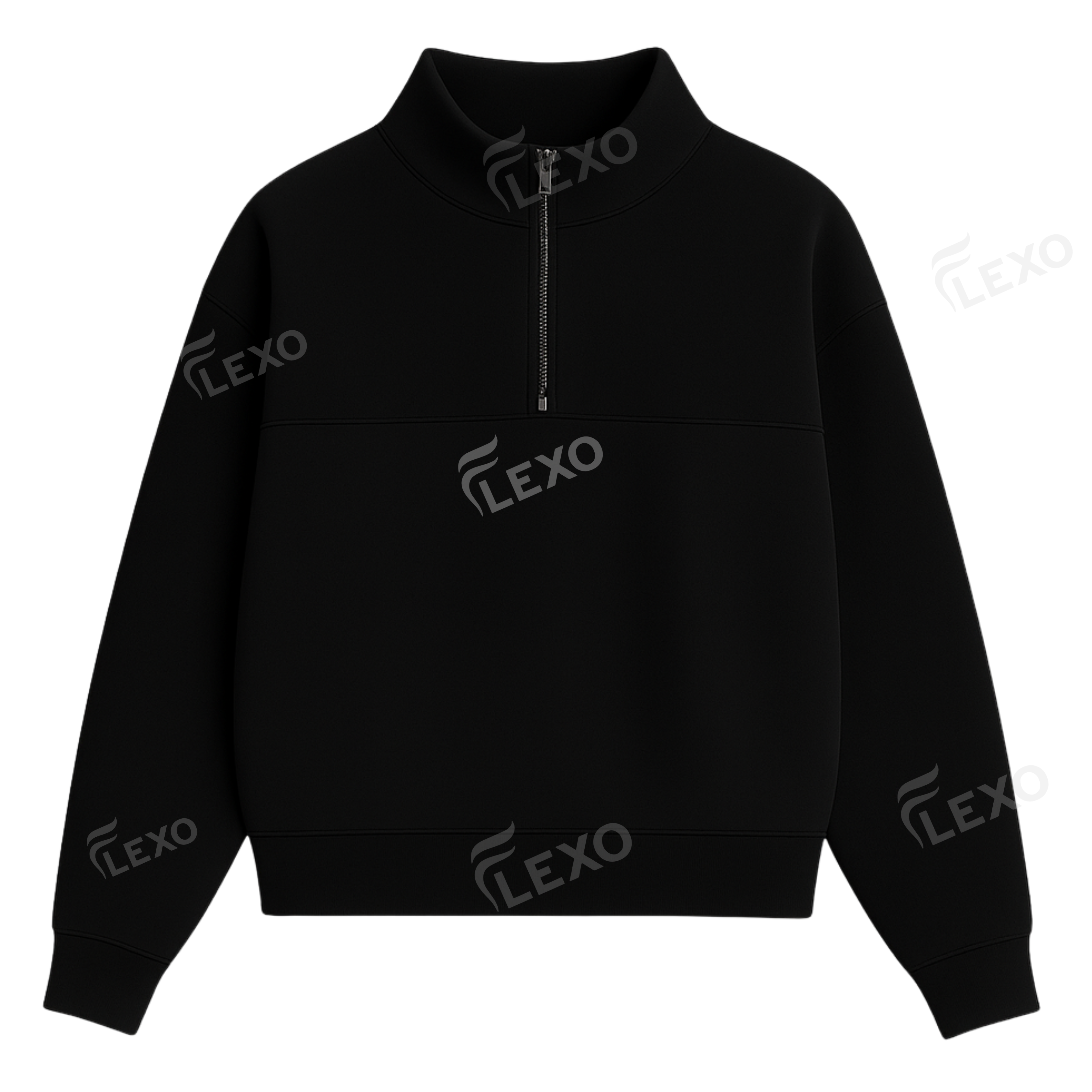 Oversize Drop Shoulder Mockneck Main image
