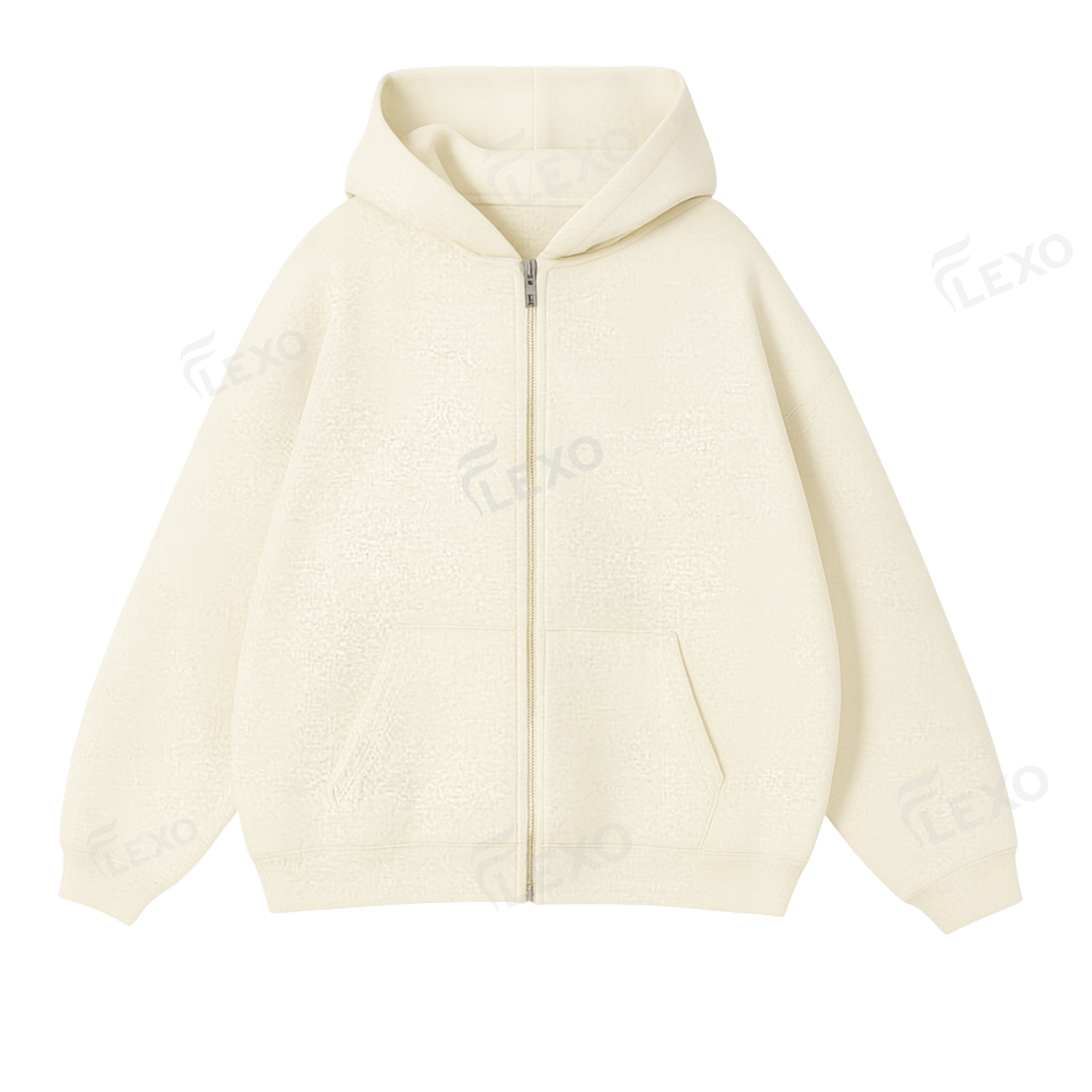 Oversize Drop Shoulder Zipper Main image