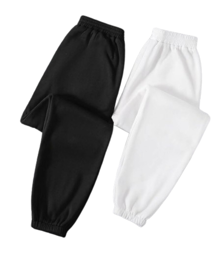 Pack of Two Sweatpants (White & Black)