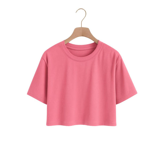 Pink Crop tee