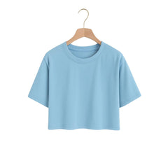 Sky Blue Crop tee