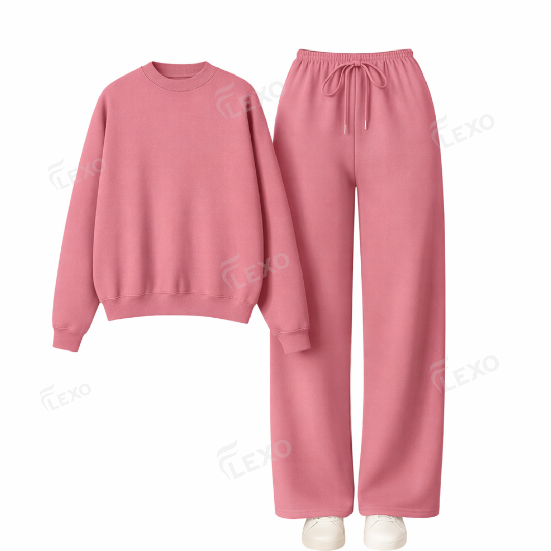 Straight Leg Trouser With Oversized Sweatshirt Main image