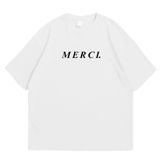 تي شيرت Merci كبير الحجم - فليكسو