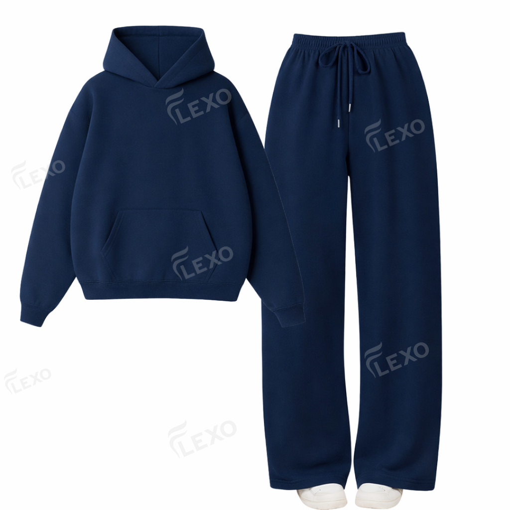 Straight Leg Trouser With Oversized Hoodie