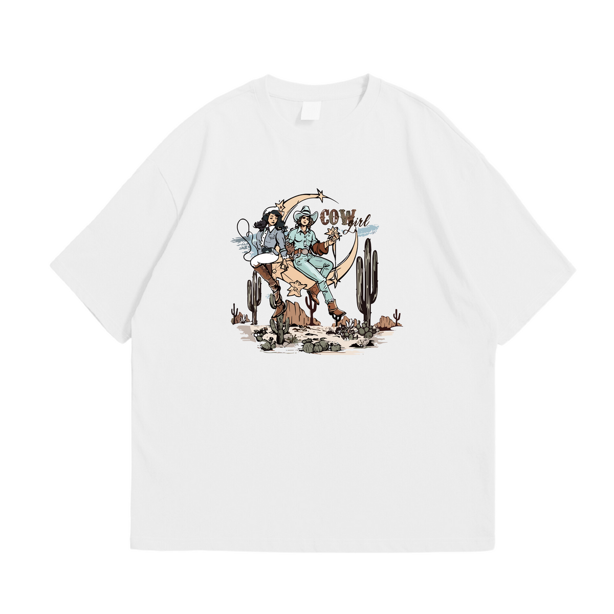 Cow Girl Oversize Tee